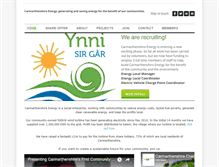 Tablet Screenshot of carmarthenshireenergy.org